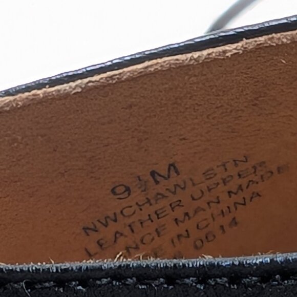 Nine West Block Heeled Pump | Size 9.5 | Black | high vamp | brogue detail EUC - Picture 8 of 10